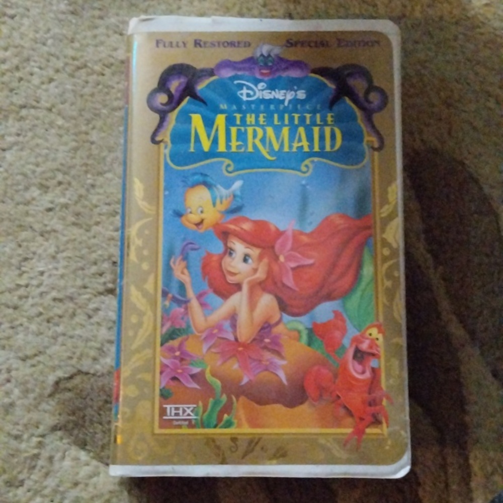 Original the little mermaid vhs tape